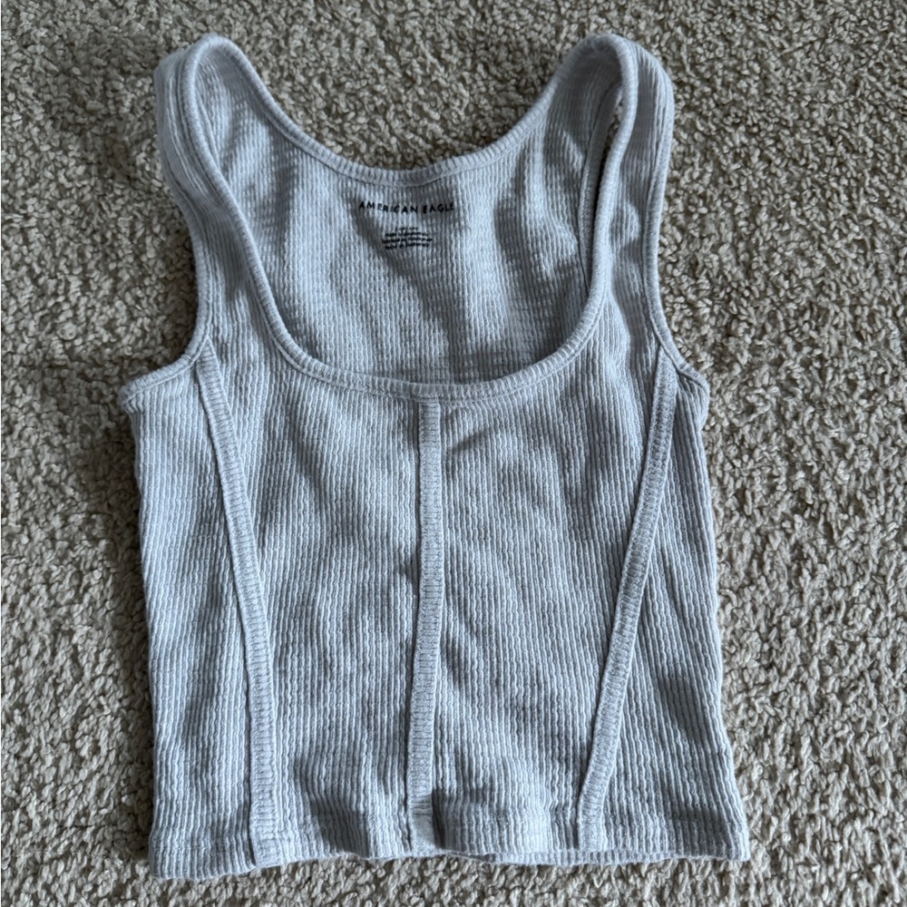 American Eagle Outfitters Classic White Tank Top